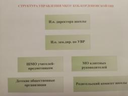 Структура управления образовательным учреждением
